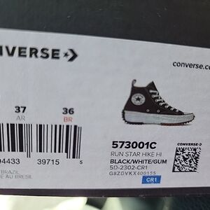 Women's  Converse  hi platform  Chuck Taylor shoes size 7